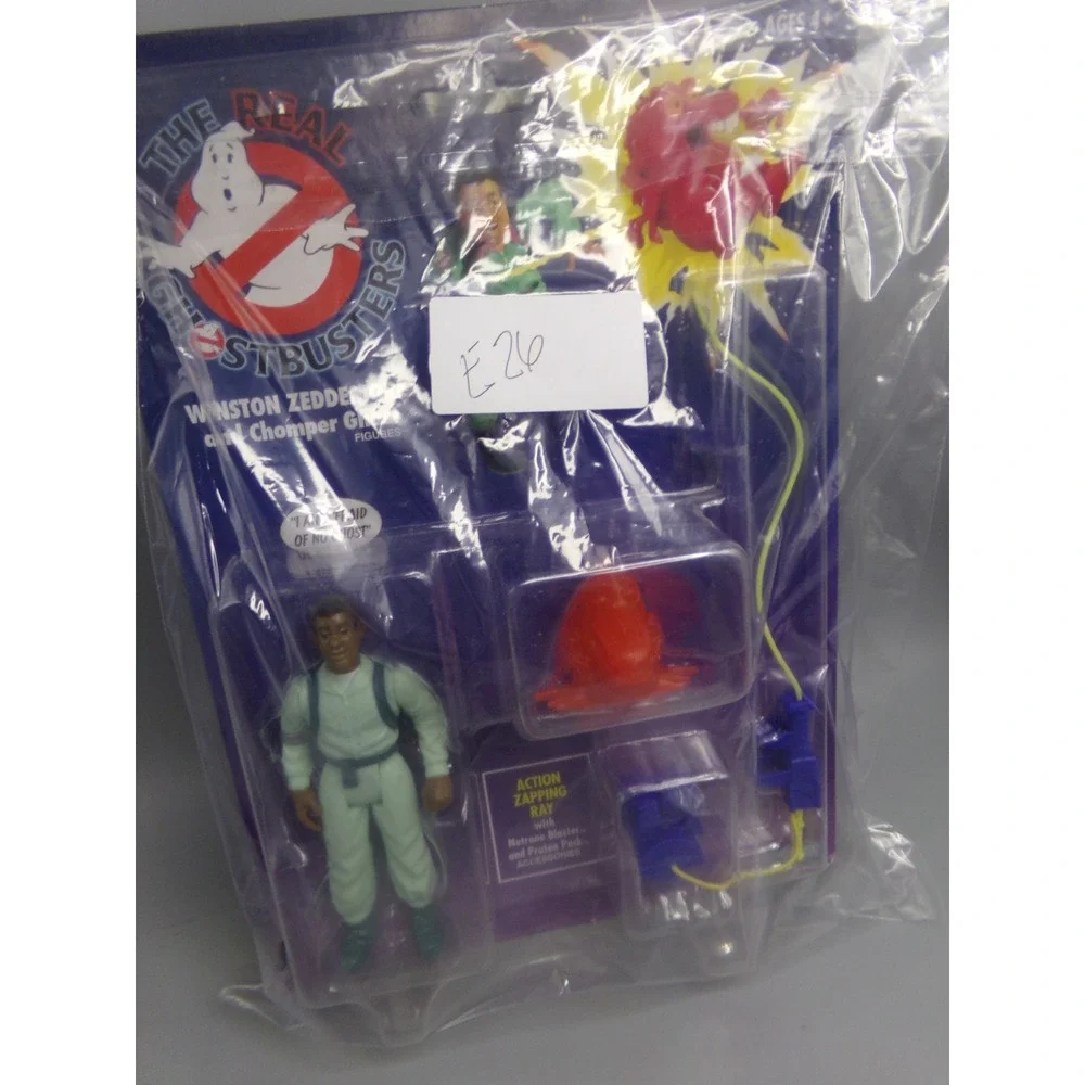 The Real Ghostbusters Winston Zeddemore‎ and Chomper Ghost Action Figure